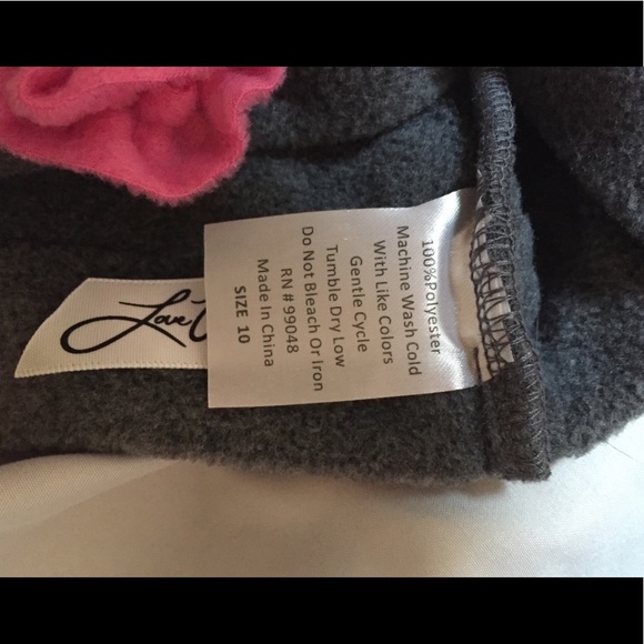 Gray felt coat with matching headband. - Picture 6 of 6